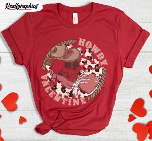 comfort howdy valentine shirt, limited skull crewneck unisex hoodie