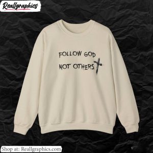 cool-design-follow-god-not-others-shirt-groovy-jesus-short-sleeve-unisex-t-shirt-2