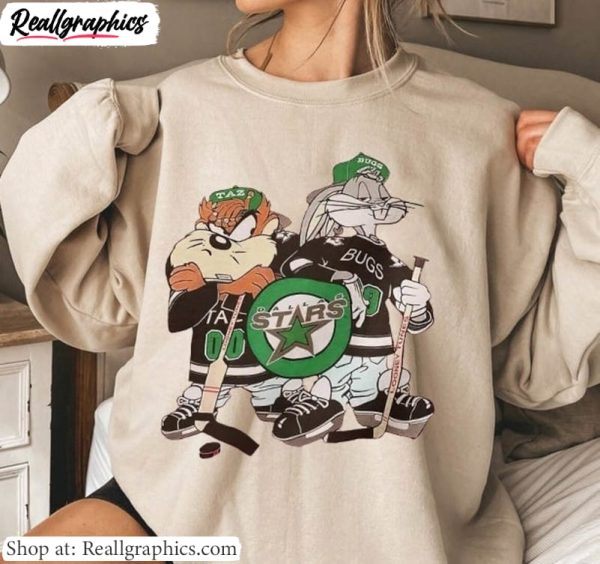 dallas-stars-creative-shirt-funny-ice-hockey-unisex-hoodie-long-sleeve