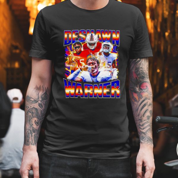 deshawn warner kansas jayhawks football graphic poster shirt