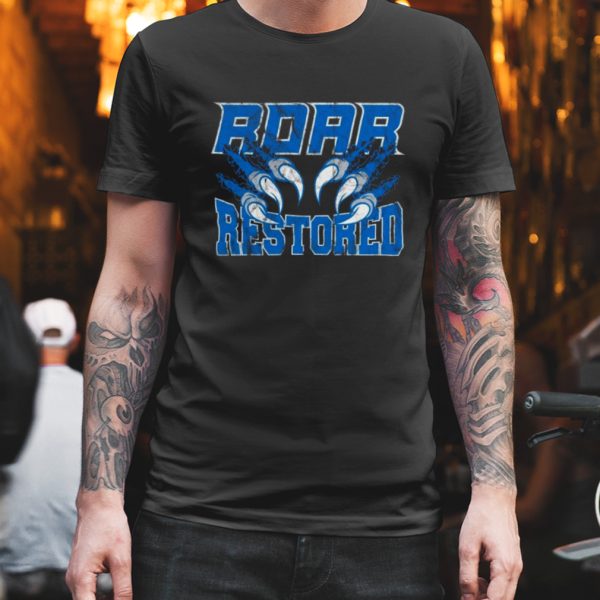 detroit lions roar restored unisex shirt