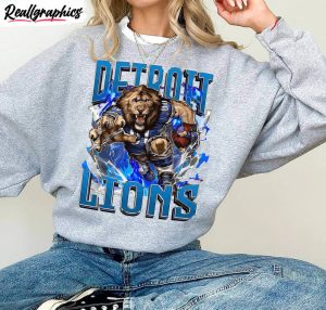 detroit lions shirt, lions football crewneck long sleeve