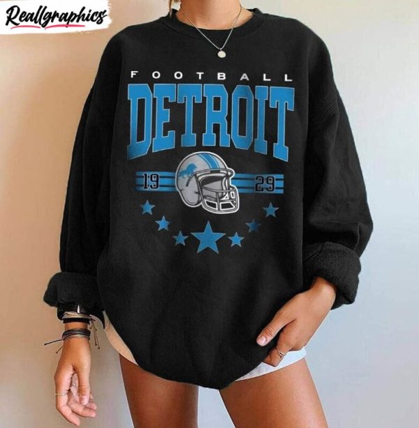 detroit lions shirt, sunday football tee tops unisex hoodie