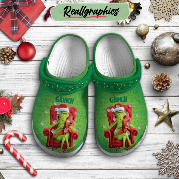 dr.seuss how the grinch stole christmas go away season's greetings crocs