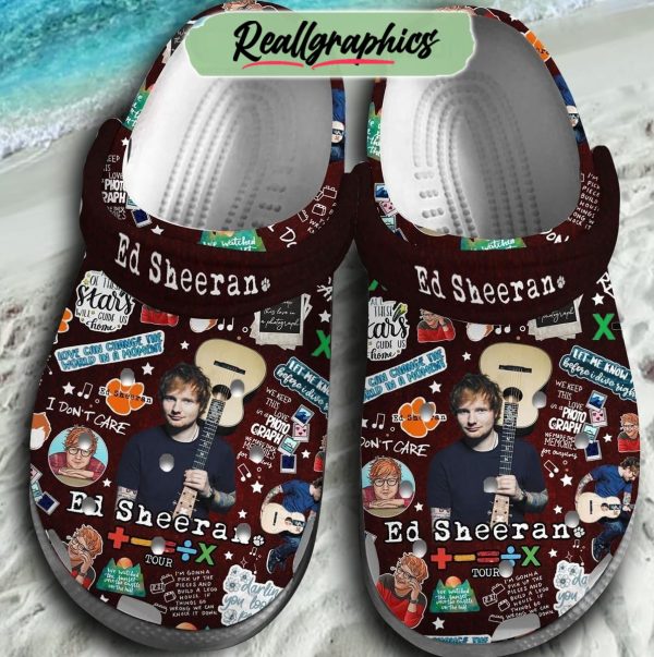 ed sheeran tour 2023 love can change world in a moment 3d printed classic crocs