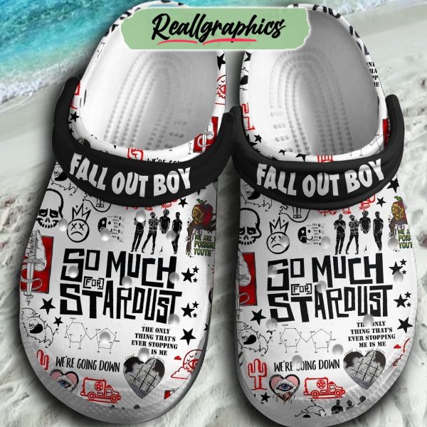 fall out boy so much for staroust 3d printed classic crocs