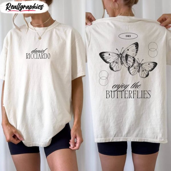formula one sweatshirt , daniel ricciardo enjoy the butterfly inspired shirt long sleeve
