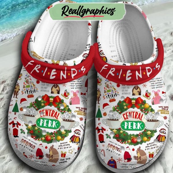 friends central perk we were on a christmas break 3d printed classic crocs