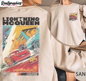 funny lightning mcqueen shirt, unique mcqueen 1977 short sleeve sweatshirt