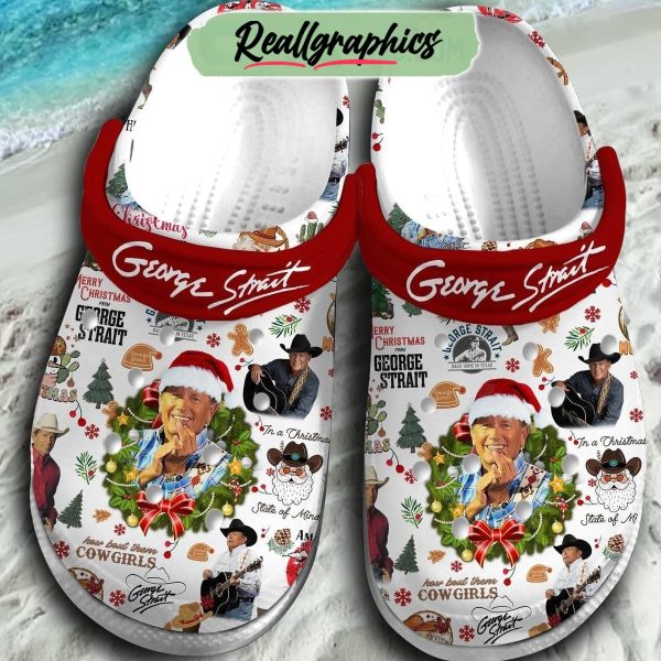 george strait merry christmas how about them cowgirls 3d printed classic crocs