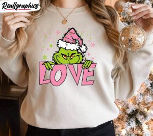 grinch's valentine shirt, bundle love crewneck tee tops