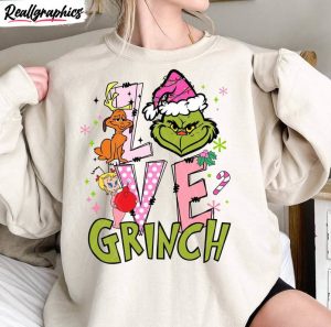 grinch's valentine shirt, bundle love crewneck tee tops