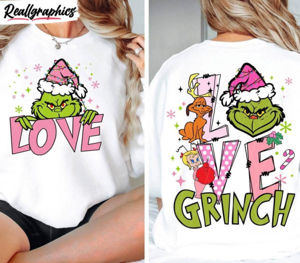 grinch's valentine shirt, bundle love crewneck tee tops