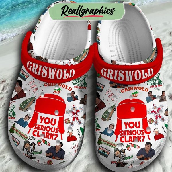 griswold you serious clark merry christmas 3d printed classic crocs