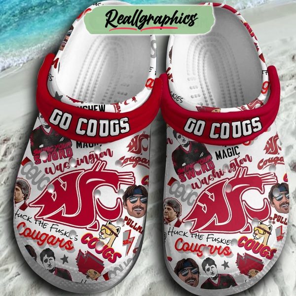 houston cougars go coogs swing your sword 3d printed classic crocs, cougars unique gifts