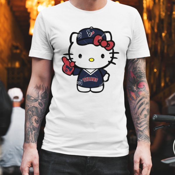 houston texans baseball number 1 hello kitty shirt