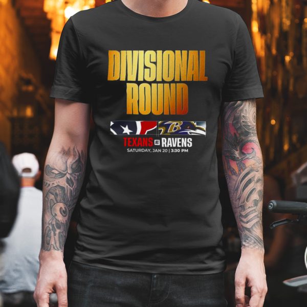 houston texans vs baltimore ravens 2023 super divisional round shirt