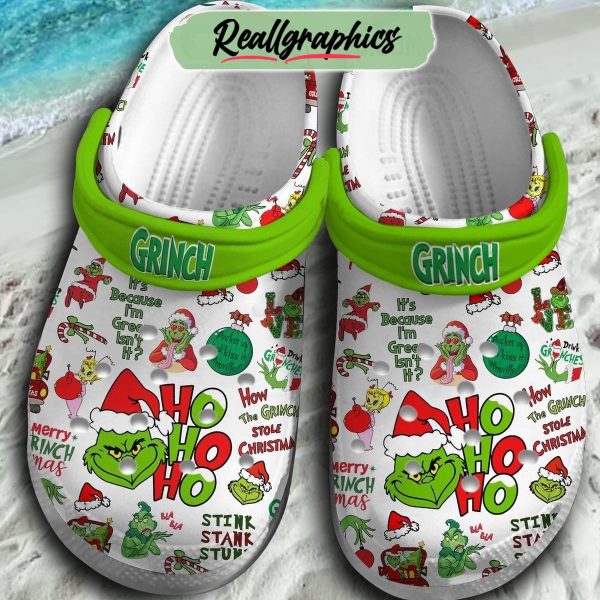 how the grinch stole christmas 3d printed classic crocs