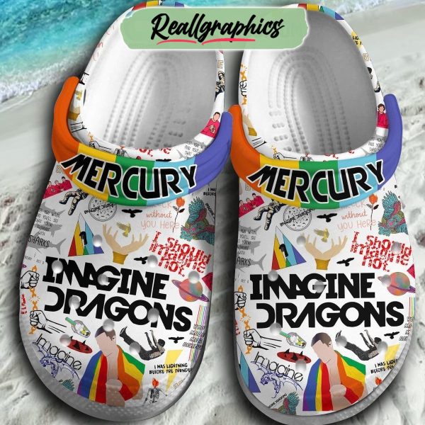image dragons mercury 3d printed classic crocs