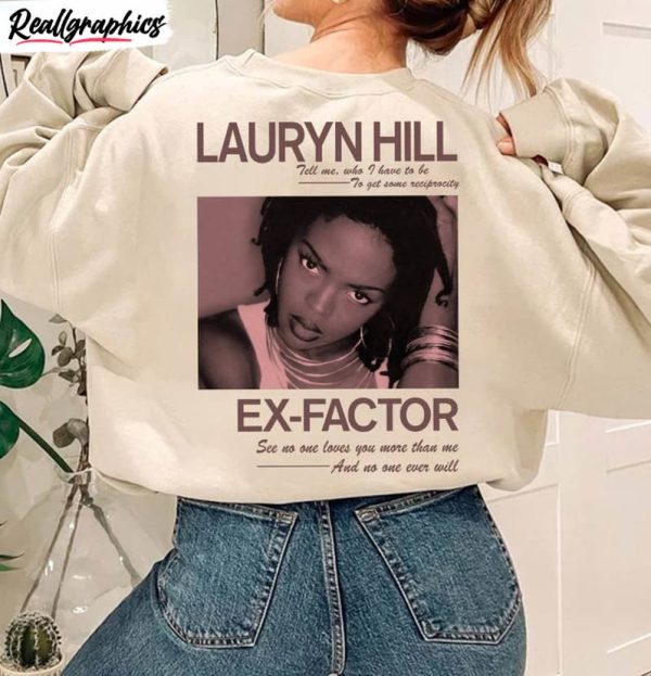 lauryn hill shirt, rock pop music unisex hoodie sweatshirt crewneck