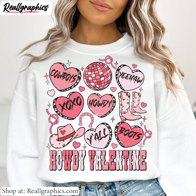 limited-disco-ball-valentines-t-shirt-trendy-howdy-valentine-shirt-short-sleeve