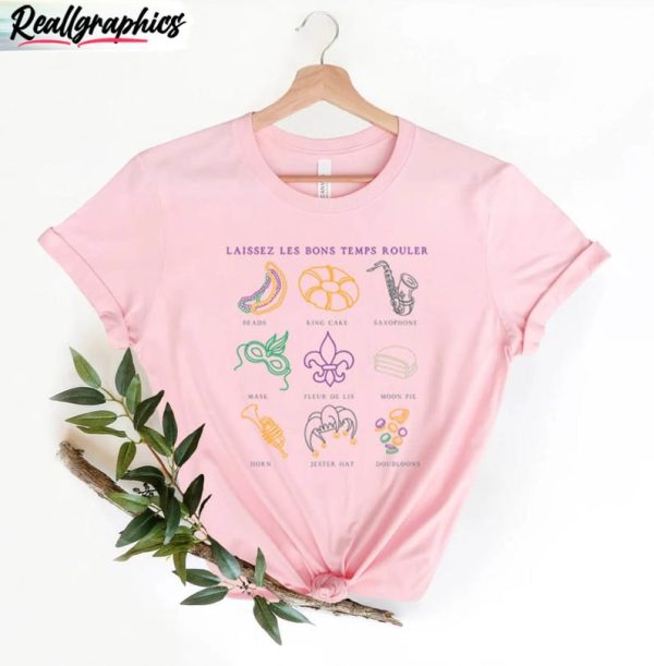limited-laissez-les-bon-temps-rouler-shirt-flower-unisex-t-shirt-short-sleeve-2