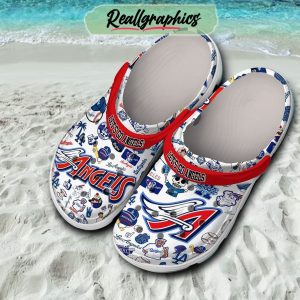 los angeles angels and dodgers baseball team 3d printed classic crocs, los angeles angels team gifts
