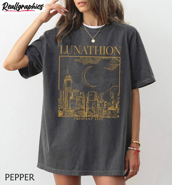 lunathion crescent city sweatshirt , crescent city inspired shirt long sleeve