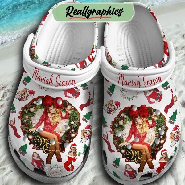 mariah carey magical christmas special 3d printed classic crocs