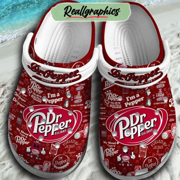 my blood type is dr pepper 3d printed classic crocs