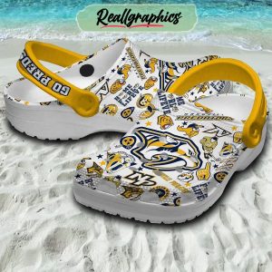 nashville predators go preds 3d printed classic crocs, nashville predators unique gifts