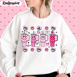 neutral heart tumbler long sleeve , obsessive cup disorder valentine's day shirt crewneck