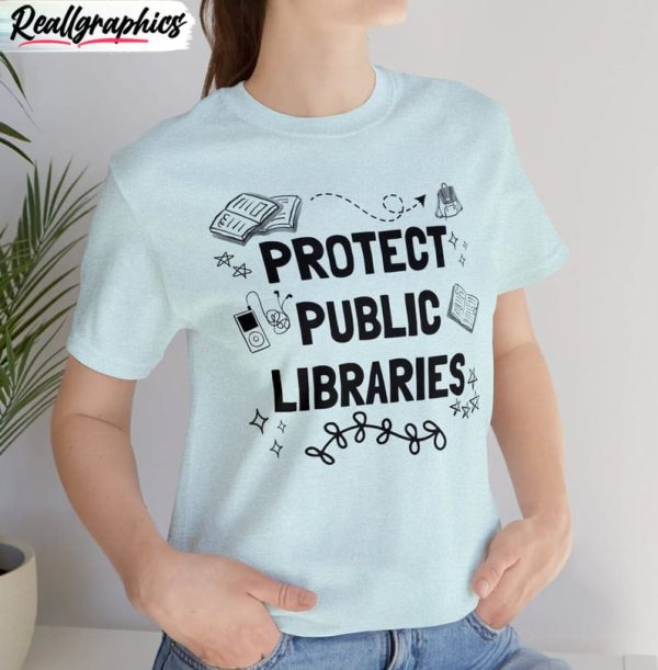 new-rare-protect-the-library-t-shirt-public-libraries-crewneck-short-sleeve-2