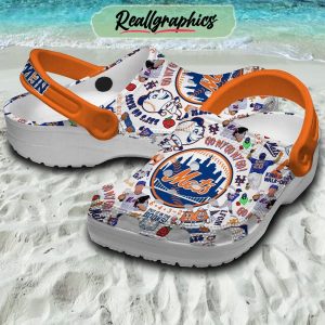 new york mets go ny king of the walk off 3d printed classic crocs, new york mets merch