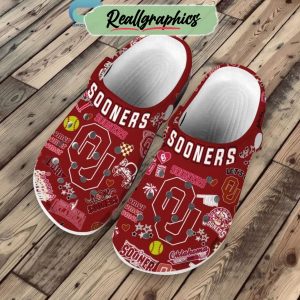 oklahoma sooners 2023 champions red design crocs, oklahoma sooners unique gifts