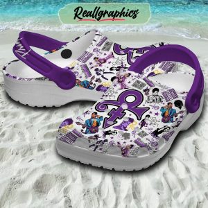 prince purple rain 3d printed classic crocs