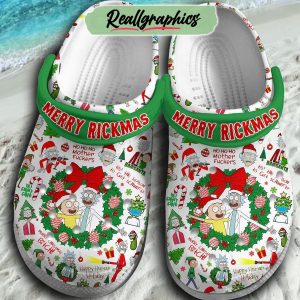 rick and morty merry rickmas 3d printed classic crocs
