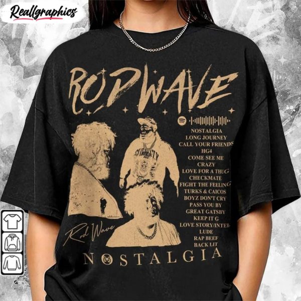 rod wave nostalgia album inspired sweatshirt , trendy rod wave creative shirt hoodie