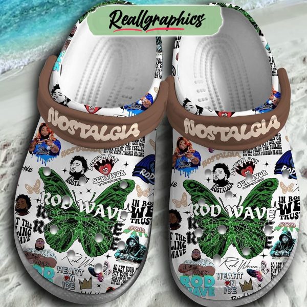 rod wave nostalgia bottom boy survivor protect your heart 3d printed classic crocs