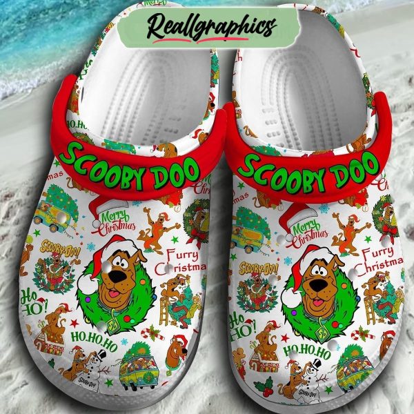 scooby doo merry christmas hohoho 3d printed classic crocs