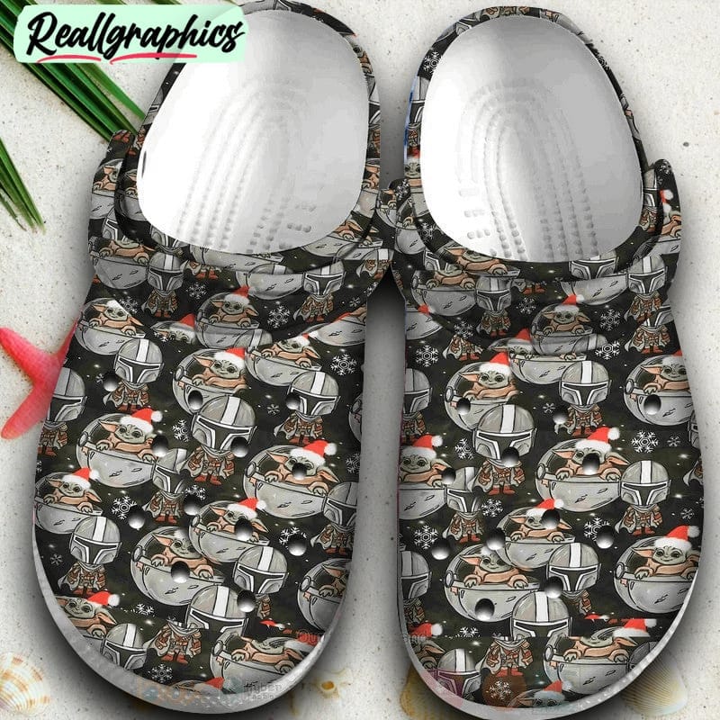 star wars baby yoda crocs shoes crocband clogs comfortable for men women, star wars fan gears