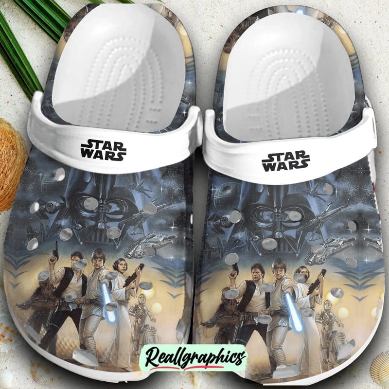 star wars crocs clogs comfortable crocband shoes for men women, star wars merchandise