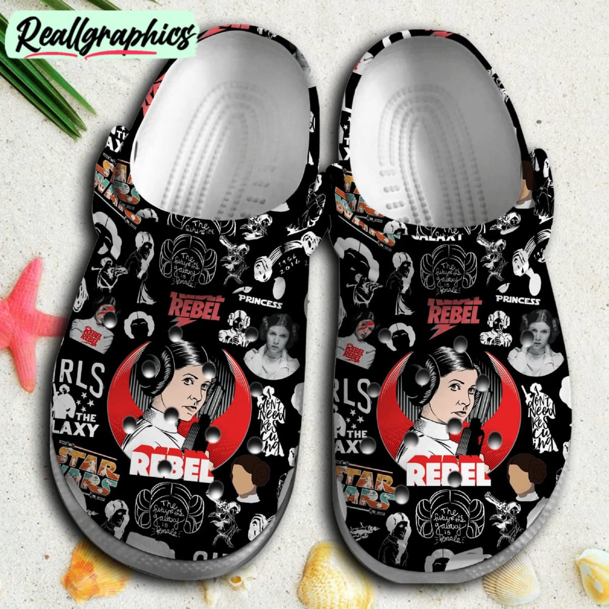 star wars movie leia mother day classic crocs for men women, star wars merchandise