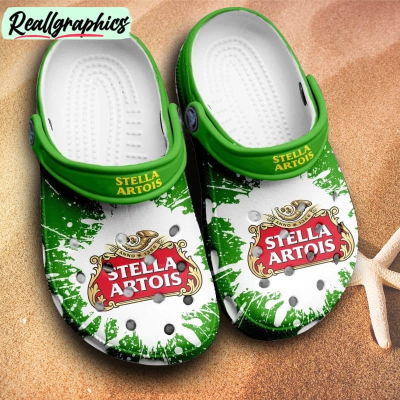 stella artois beer crocs comfortable clogs crocband shoes for men women