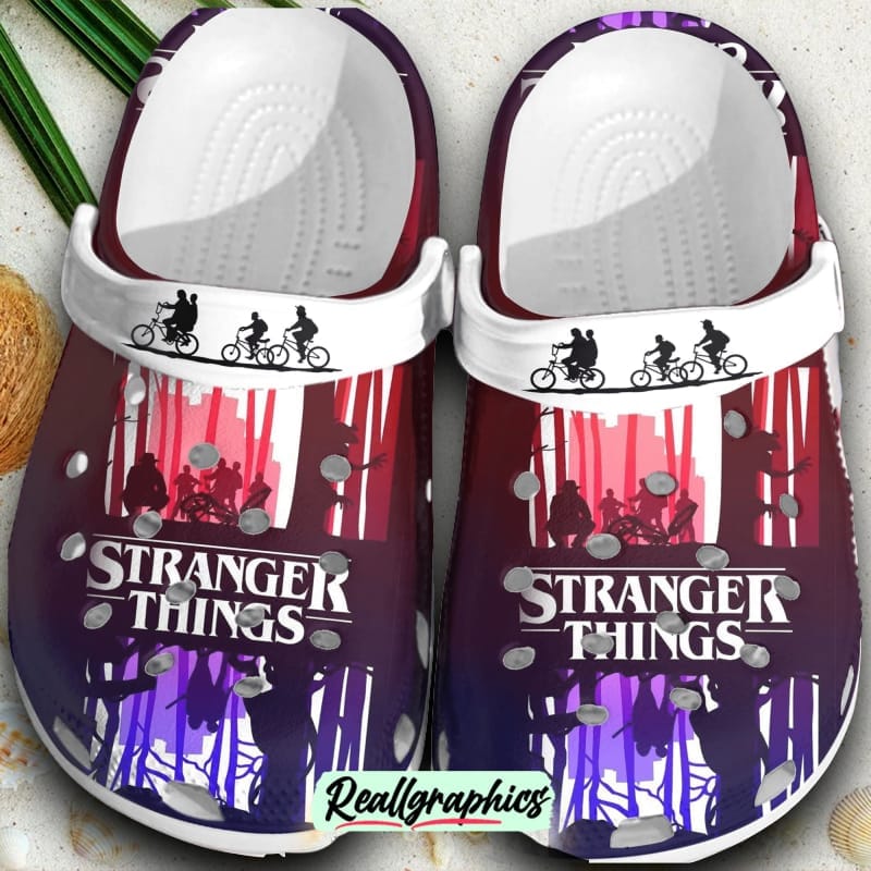 stranger things classic crocs for men women, stranger things team gifts