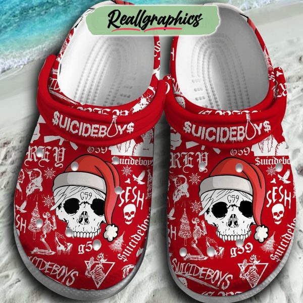 suicideboys merry christmas 3d printed classic crocs