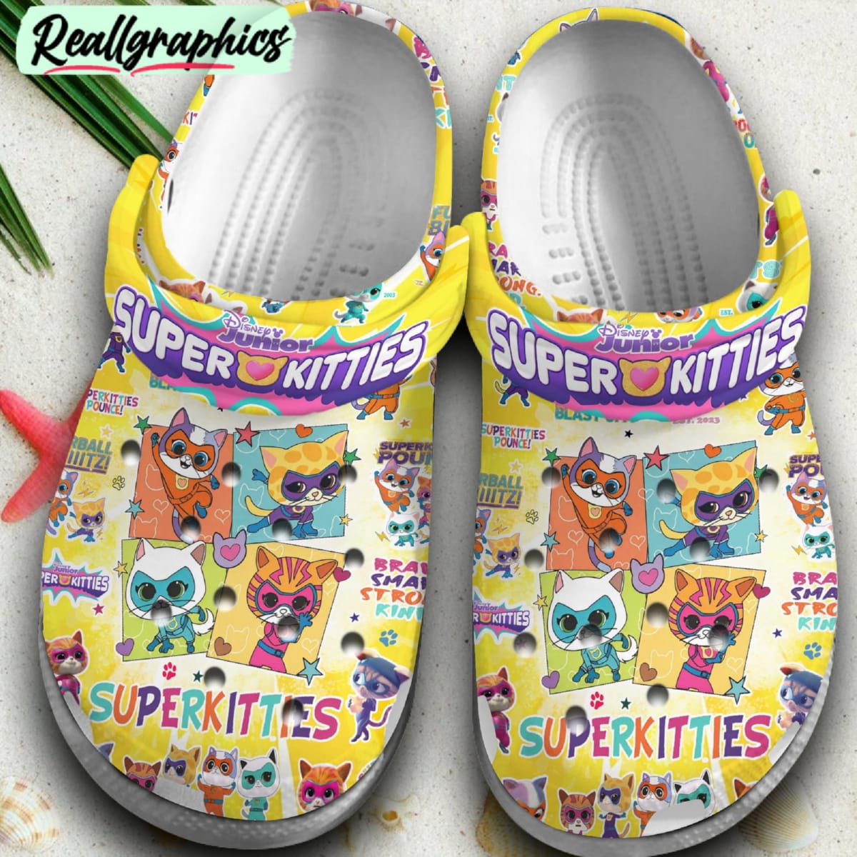 superkitties cartoon 3d printed classic crocs