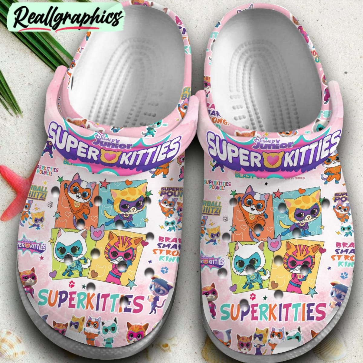 superkitties cartoon classic crocs for men women