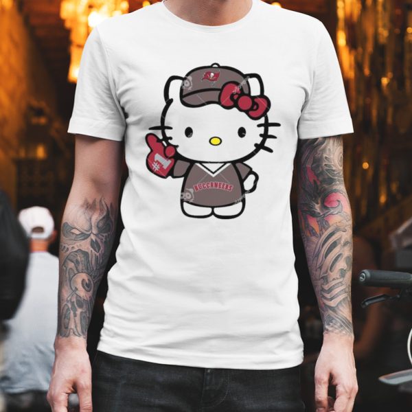 tampa bay buccaneers baseball number 1 hello kitty shirt