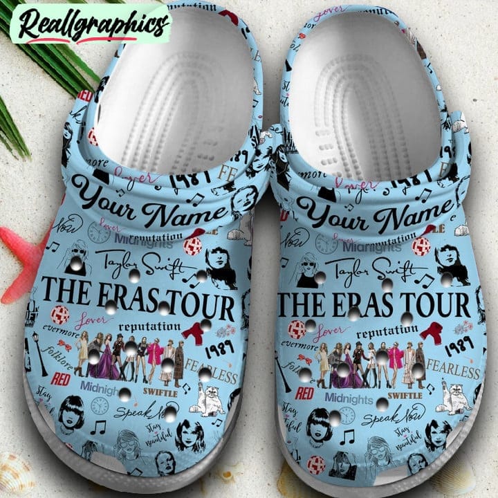 taylor swift crocs clogs shoes comfortable crocband, swift gifts for fans